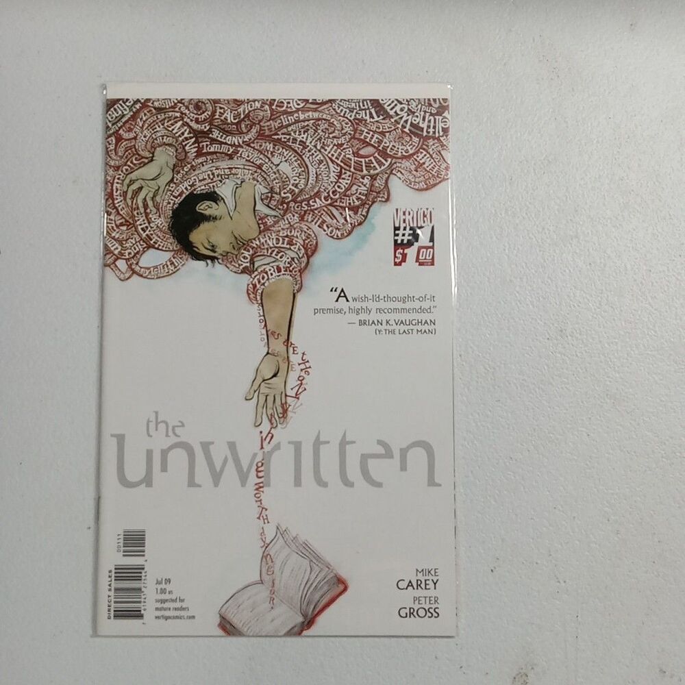 The Unwritten #1 - Vertigo DC Comics Bagged & Boarded